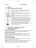 Предварительный просмотр 7 страницы Uniks GHOST METER F User Manual