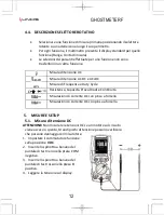 Предварительный просмотр 12 страницы Uniks GHOST METER F User Manual