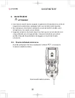 Предварительный просмотр 32 страницы Uniks GHOST METER F User Manual