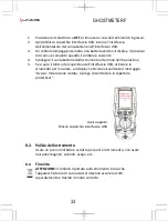 Предварительный просмотр 33 страницы Uniks GHOST METER F User Manual