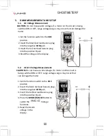 Предварительный просмотр 50 страницы Uniks GHOST METER F User Manual