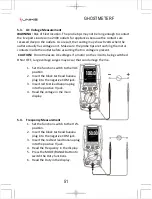 Предварительный просмотр 51 страницы Uniks GHOST METER F User Manual