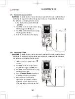 Предварительный просмотр 52 страницы Uniks GHOST METER F User Manual