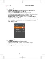 Предварительный просмотр 67 страницы Uniks GHOST METER F User Manual