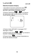 Preview for 11 page of Uniks Link LAN Manual