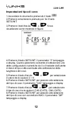 Preview for 12 page of Uniks Link LAN Manual