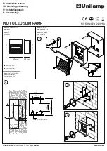 Preview for 1 page of Unilamp PLUMO LED SLIM RAMP Instruction Manual