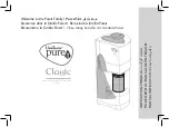 Unilever Pure it Classic Instruction Manual preview