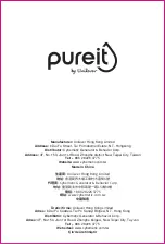 Preview for 1 page of Unilever Pureit PX3000 Instruction Manual