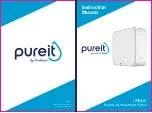 Unilever pureit UR5440 Instruction Manual предпросмотр