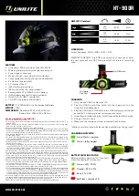 UNILITE HT-900R Quick Start Manual preview