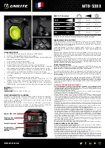 Preview for 3 page of UNILITE MTB-5300 Manual