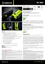 UNILITE PB-7800 Quick Start Manual preview