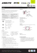 UNILITE PROSAFE ATEX-H1 Quick Start Manual preview