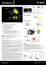 UNILITE PS-HDL9R Manual preview