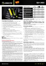 Preview for 5 page of UNILITE SLR-1450 Quick Start Manual