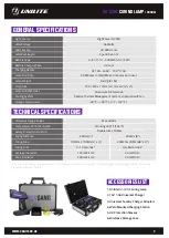 Preview for 3 page of UNILITE UV-CURE Quick Start Manual