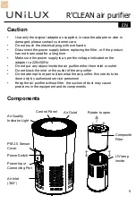 Предварительный просмотр 6 страницы Unilux 400110240 User Manual