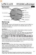 Предварительный просмотр 11 страницы Unilux 400110240 User Manual