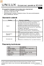 Предварительный просмотр 37 страницы Unilux 400110240 User Manual