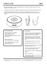 Unilux LALY Manual preview