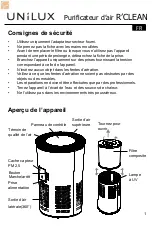 Preview for 2 page of Unilux R'CLEAN User Manual