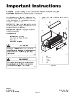 Preview for 1 page of Unimac 13 Inch Important Instructions