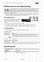 Preview for 8 page of Unimac ATOIMPUMCA12V User Manual