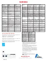 Preview for 2 page of Unimac AU07-208 Specifications