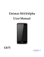 Unimax MAXAlpha User Manual предпросмотр