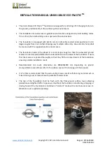 Preview for 2 page of Unimi Solutions Unimi-1Base ECO Plastic Installation Manual