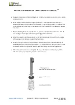 Preview for 3 page of Unimi Solutions Unimi-1Base ECO Plastic Installation Manual