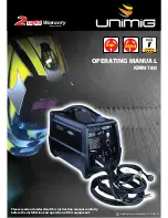 Unimig KMM180 Operating Manual preview
