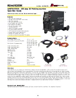 Предварительный просмотр 8 страницы Unimig KUMJR350K Operating Manual