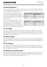 Preview for 19 page of Unimig RAZOR ARC 160 PFC Operating Manual