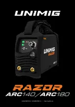 Unimig RAZOR ARC140 Operating Manual предпросмотр