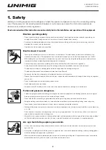 Preview for 3 page of Unimig RAZOR MULTI 175 Operating Manual