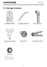 Preview for 8 page of Unimig RAZOR MULTI 175 Operating Manual