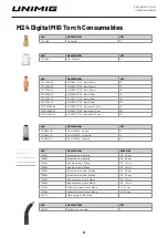 Preview for 31 page of Unimig RAZOR MULTI 175 Operating Manual