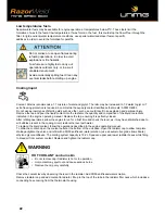 Preview for 22 page of Unimig RazorWeld MS500 Operating Manual