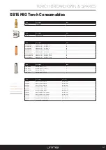 Preview for 51 page of Unimig U11002K Operating Manual