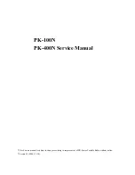 Preview for 1 page of UNIMO Technology PK-100N Service Manual