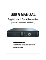 UNIMO Technology UDR-208216 User Manual preview