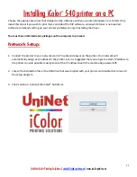 Preview for 11 page of Uninet iColor 540 User Manual