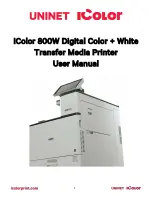 Preview for 1 page of Uninet IColor 800W User Manual