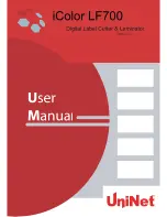 Uninet iColor LF700 User Manual preview