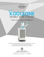 UNINEX KOOLZONE Quick User Manual preview