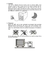 Предварительный просмотр 6 страницы Uninterruptible Power System 400 User Manual