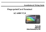 Union Community AC-6000 Installation And Wiring Manual preview