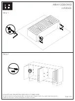 Preview for 2 page of Union Home ARRAY SIDEBOARD LVR00619 Assembly Instructions